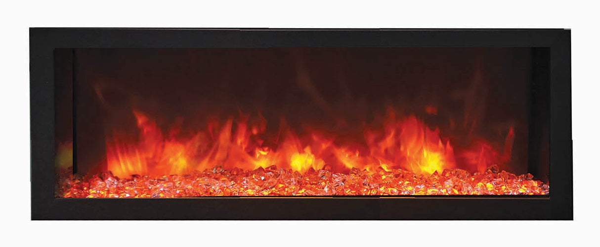 Remii 45" Deep Indoor or Outdoor Electric Built-In Fireplace
