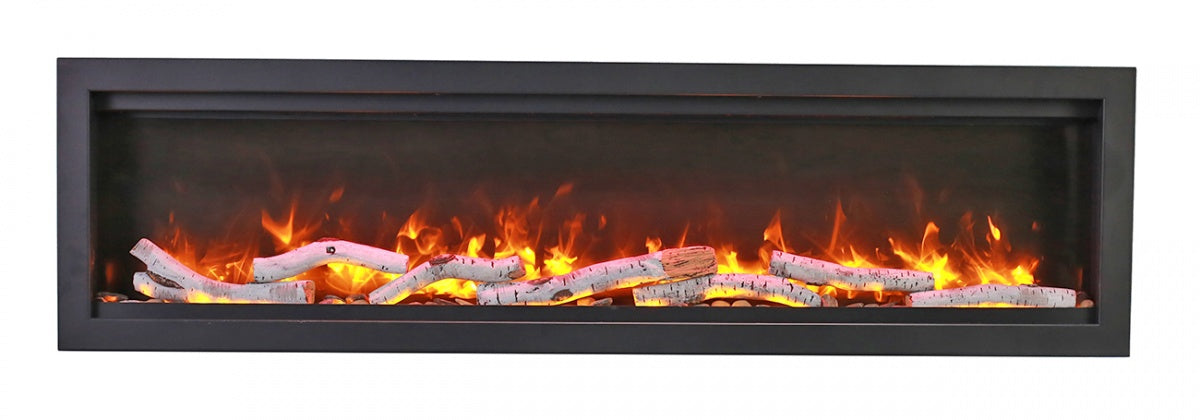 Amantii 50" Symmetry Series Bespoke Built-In Electric Fireplace, with WiFi and Sound