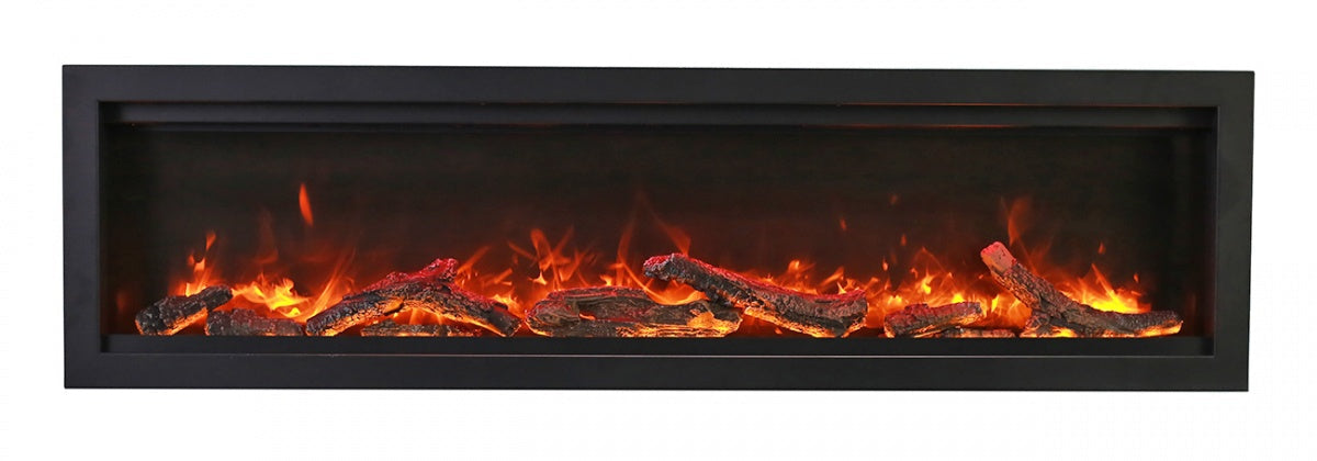 Amantii 60" Symmetry Series Bespoke Built-In Electric Fireplace, with WiFi and Sound