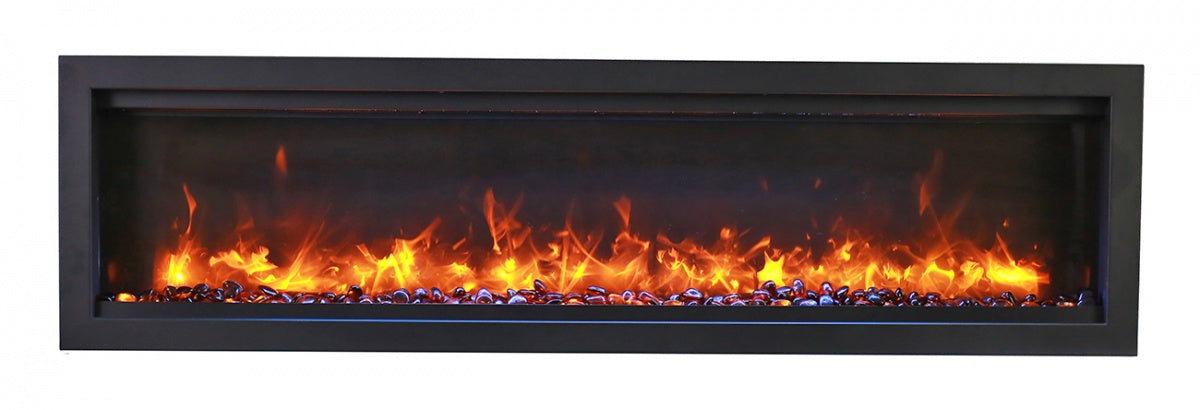 Amantii 50" Symmetry Series Bespoke Built-In Electric Fireplace, with WiFi and Sound
