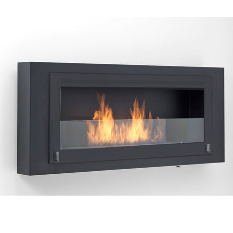 Eco-Feu 54" Santa Lucia Wall Mount Ethanol Fireplace, 3 Color Options