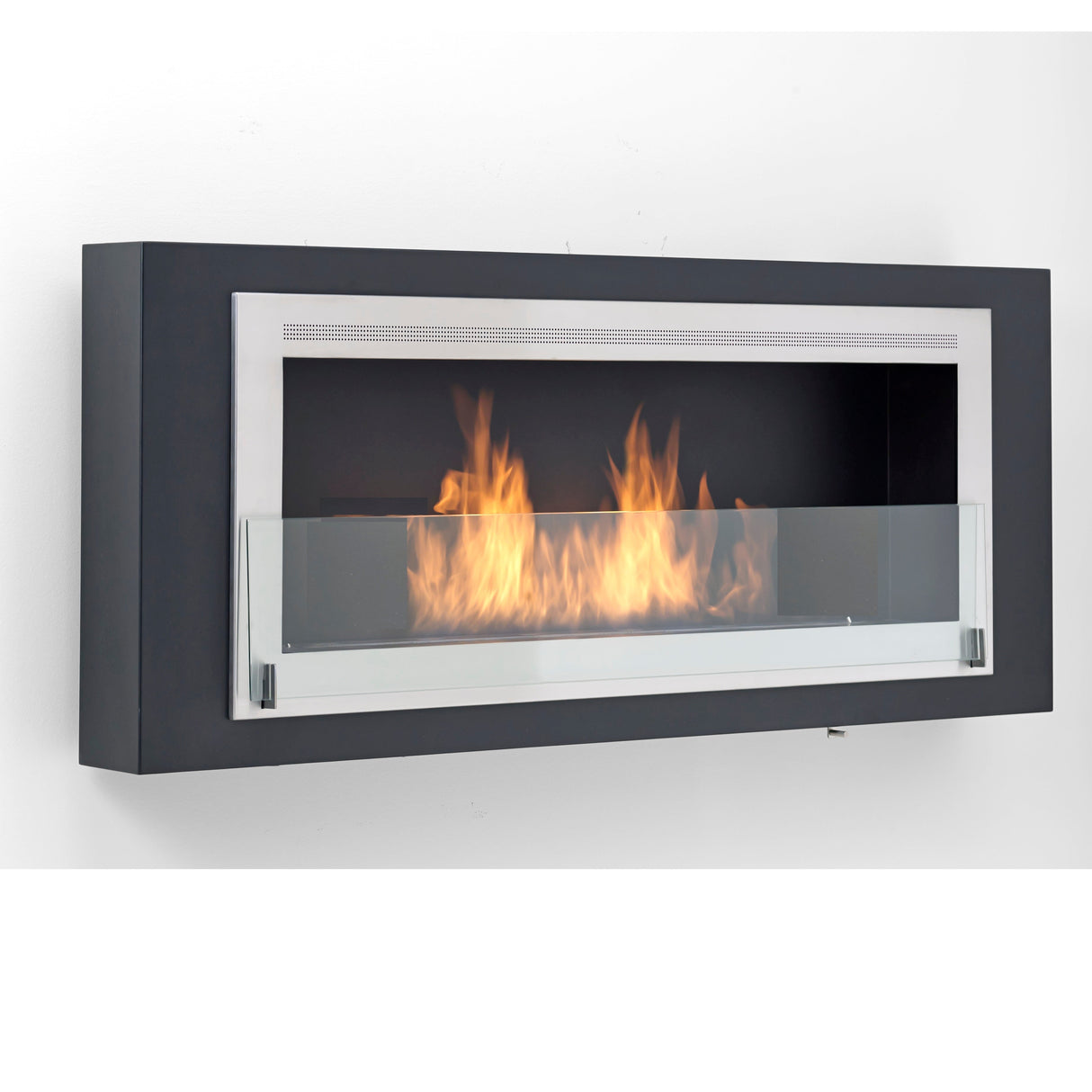 Eco-Feu 54" Santa Lucia Wall Mount Ethanol Fireplace, 3 Color Options