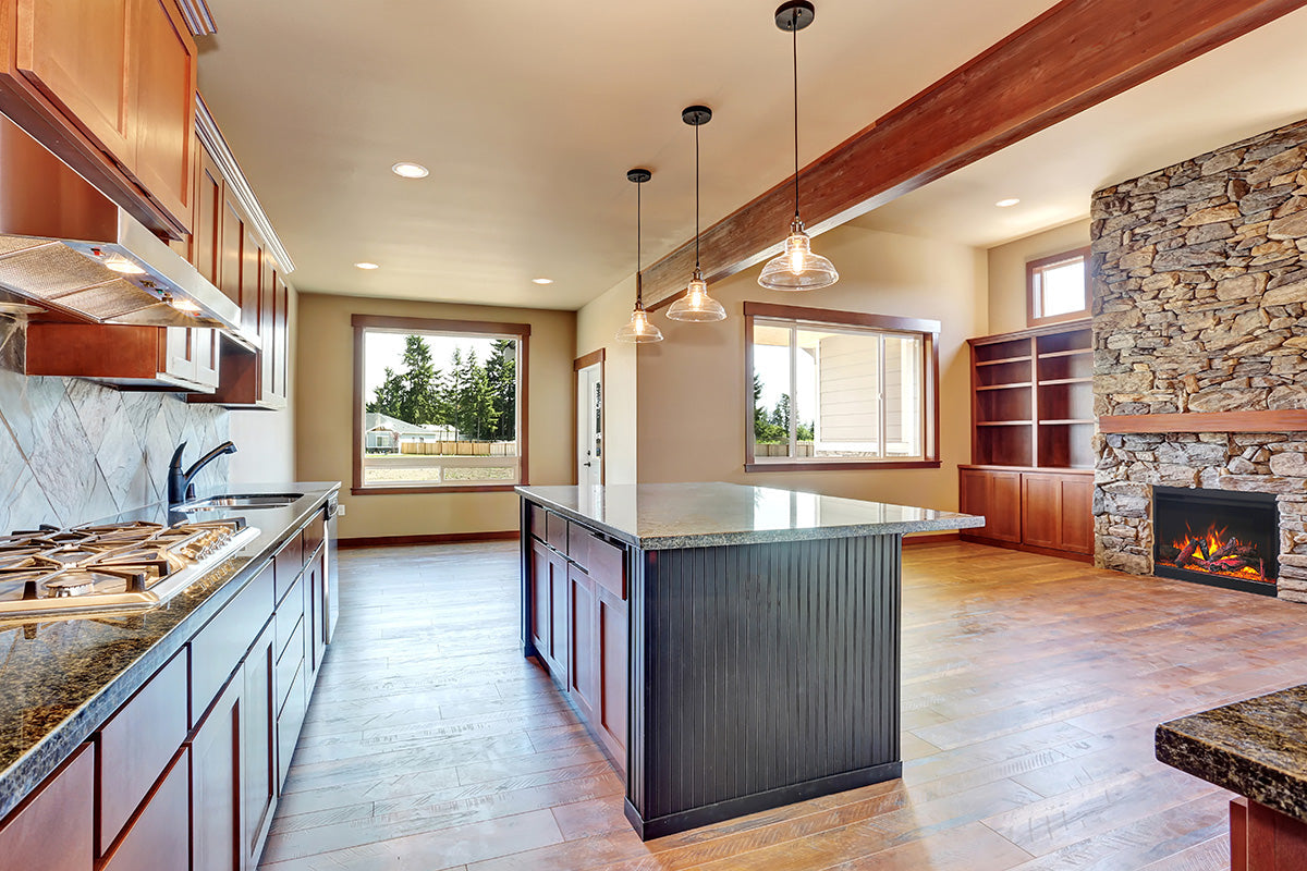 Amantii 33" Traditional Series Electric Fireplace Insert with 10 piece log set