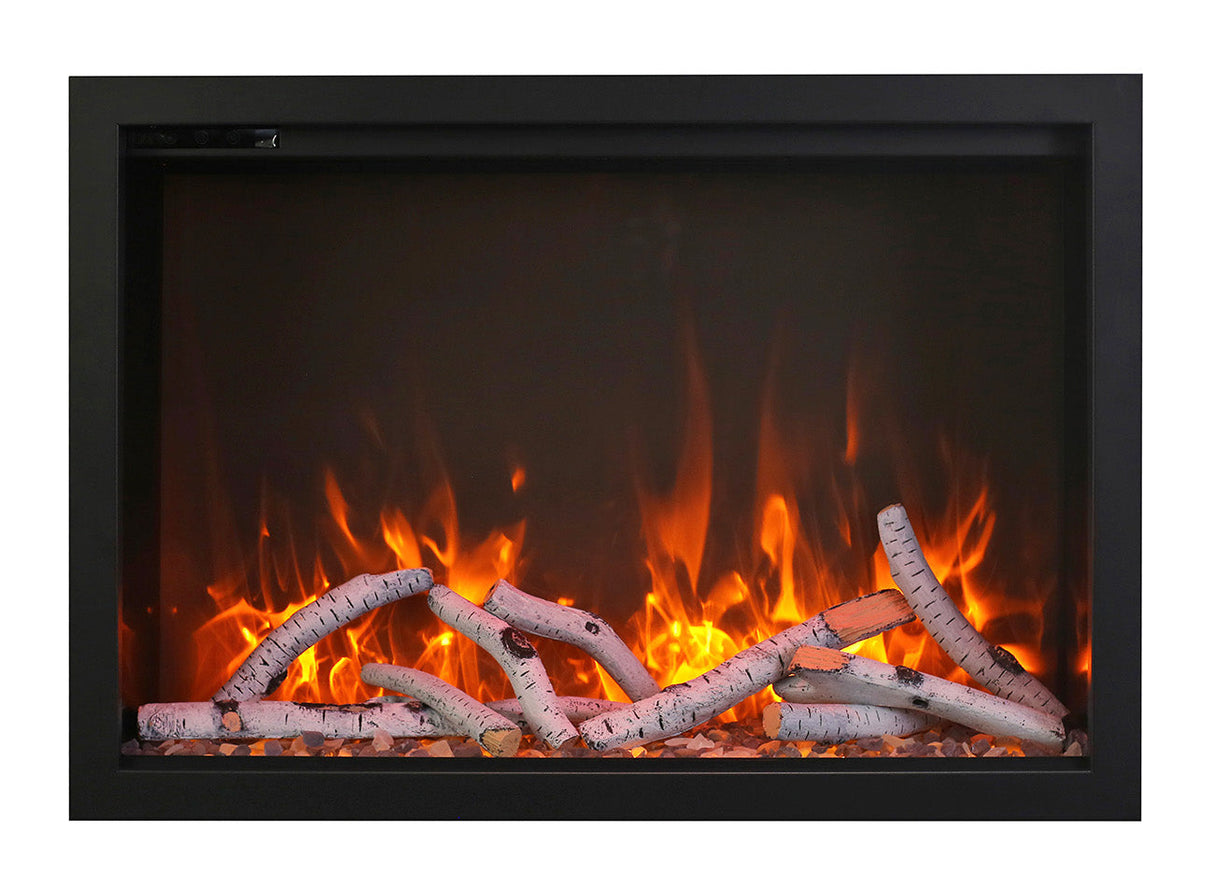 Amantii 38" Traditional Series Electric Fireplace Insert with 10 piece log set