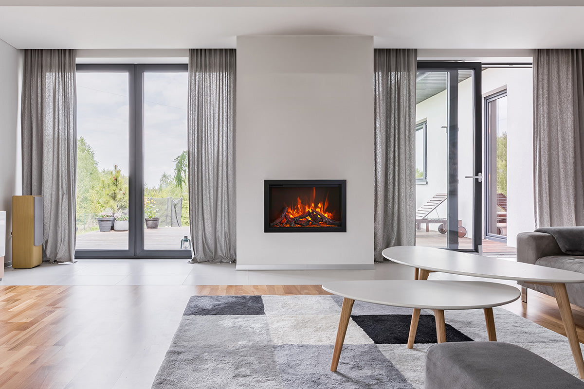 Amantii 38" Traditional Series Electric Fireplace Insert with 10 piece log set