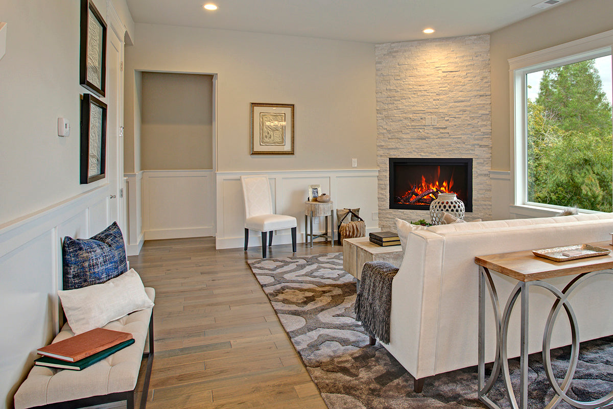 Amantii 44" Traditional Series Electric Fireplace Insert with 10 piece log set