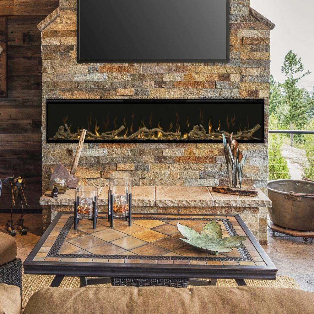 Dimplex Driftwood and River Rock Accessory Kit for Linear Fireplaces
