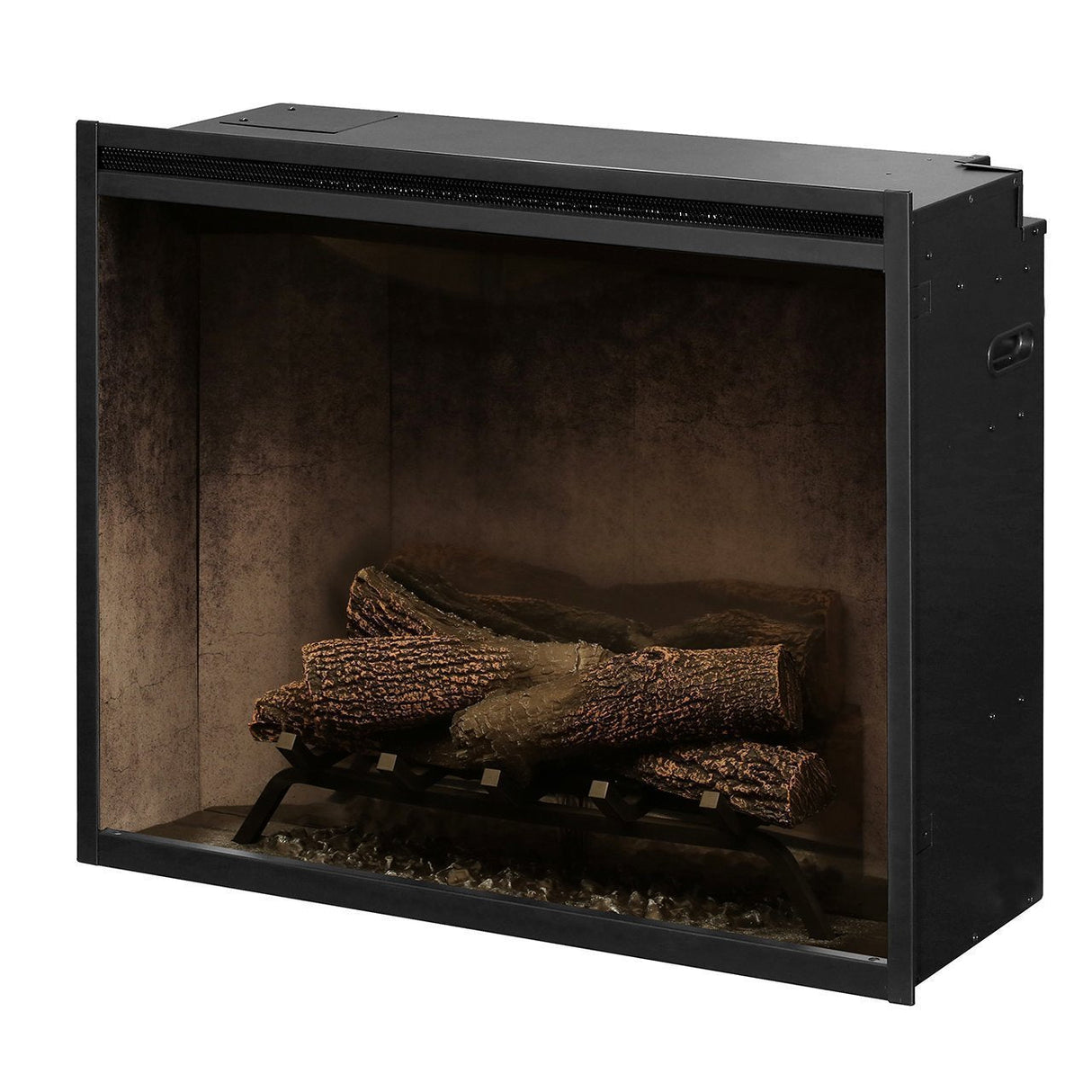 Dimplex 30" Revillusion® Built-In Electric Firebox with glass pane and plug kit, 2 Options
