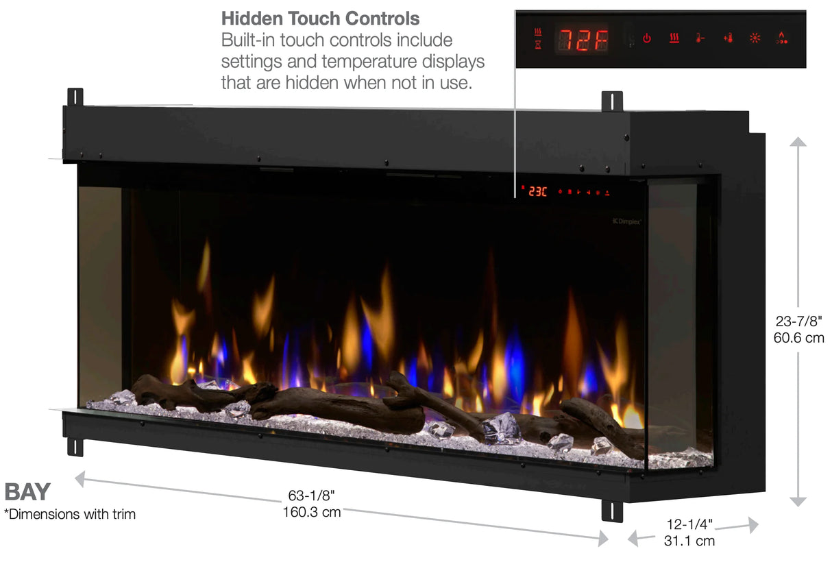 Dimplex 60" IgniteXL Bold Series Built-In Electric Fireplace