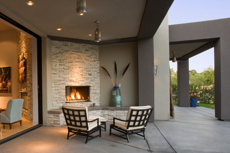 2-3 Sided Outdoor Fireplaces