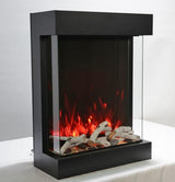 Amantii 30" 3-Sided Tru-View XL Electric Fireplace - Indoor or Outdoor
