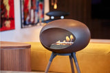 Le Feu Ground Wood High Dome Fireplace in Mocha Color