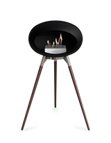 Le Feu Ground Wood High Dome Fireplace in Black Color