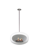 Le Feu Sky Ceiling Fireplace in White Color