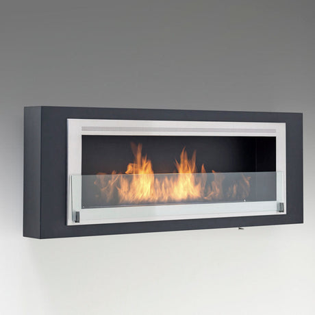 Eco-Feu 63" Santa Cruz 2-Sided Ethanol Fireplace, 3 Color Options
