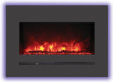 Sierra Flame 26" Linear Series Electric Wall-Mount/Built-In Fireplace