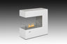 Eco-Feu 36" Paramount 3-Sided Built-In or Free Standing Ethanol Fireplace, 2 Color Options