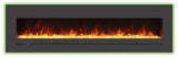 Sierra Flame 72" Linear Series Electric Wall-Mount/Built-In Fireplace