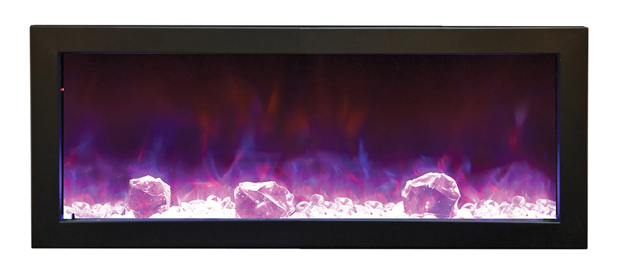 Amantii 40" Panorama Series Slim Built-In Electric Fireplace