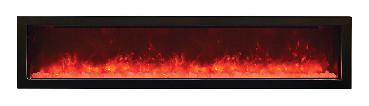 Amantii 72" Panorama Series Slim Built-In Electric Fireplace