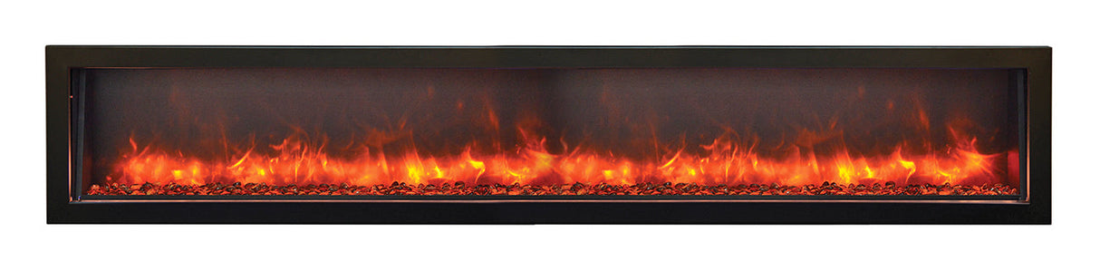 Amantii 88" Panorama Series Deep Built-In Electric Fireplace