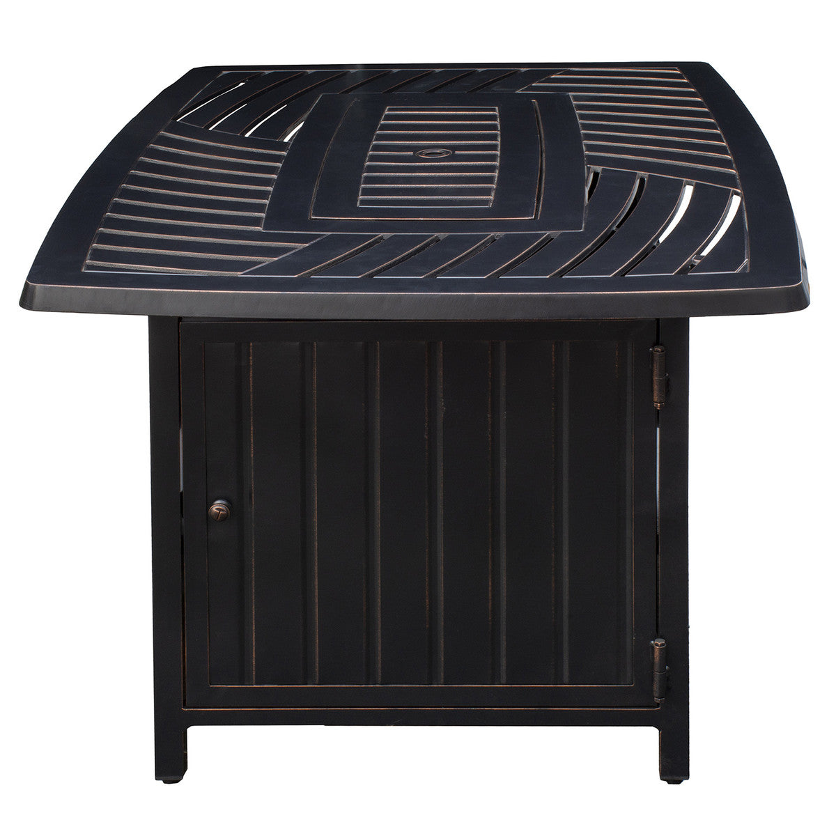 Paramount 32" Dylan Aluminum Fire Table, Rectangle