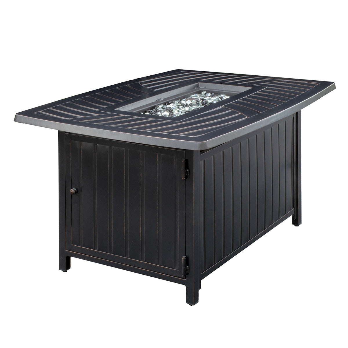 Paramount 32" Dylan Aluminum Fire Table, Rectangle