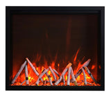 Amantii 48" Traditional Series Electric Fireplace Insert with 10 piece log set