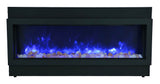 Amantii 60" Panorama Series Tall Deep Built-In Electric Fireplace