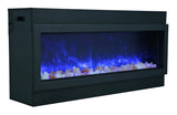 Amantii 88" Panorama Series Tall Deep Built-In Electric Fireplace