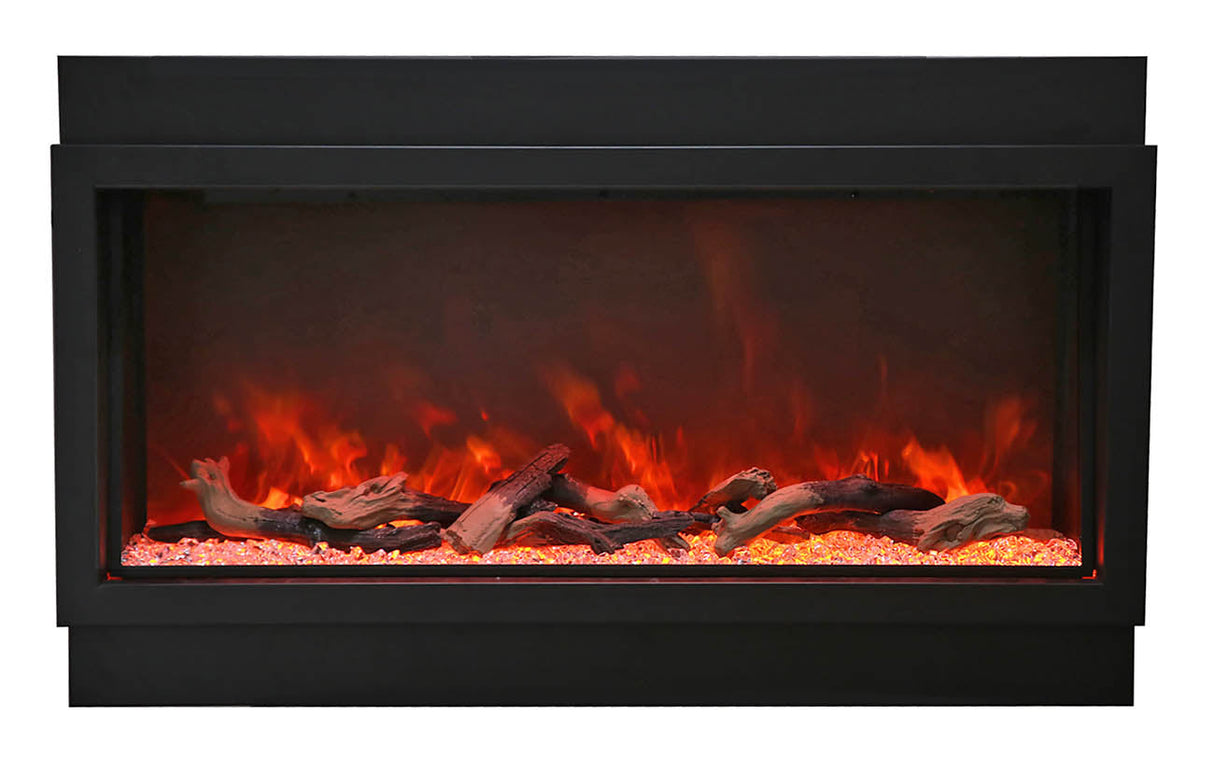 Amantii 40" Panorama Series Tall Deep Built-In Electric Fireplace