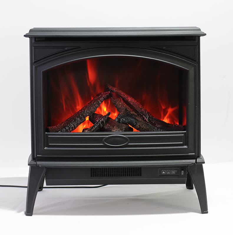 Sierra Flame E-50 Cast Iron Free Stand Electric Fireplace