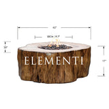 Elementi 42" Manchester Fire Table - Propane or Natural Gas