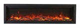 Amantii 60" Symmetry Series Bespoke Built-In Electric Fireplace, with WiFi and Sound