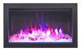 Amantii 30" Traditional Series Electric Fireplace Insert with 10 piece log set