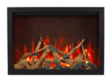 Amantii 38" Traditional Series Electric Fireplace Insert with 10 piece log set