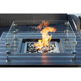 Paramount Fire Table Wind Guard, Square
