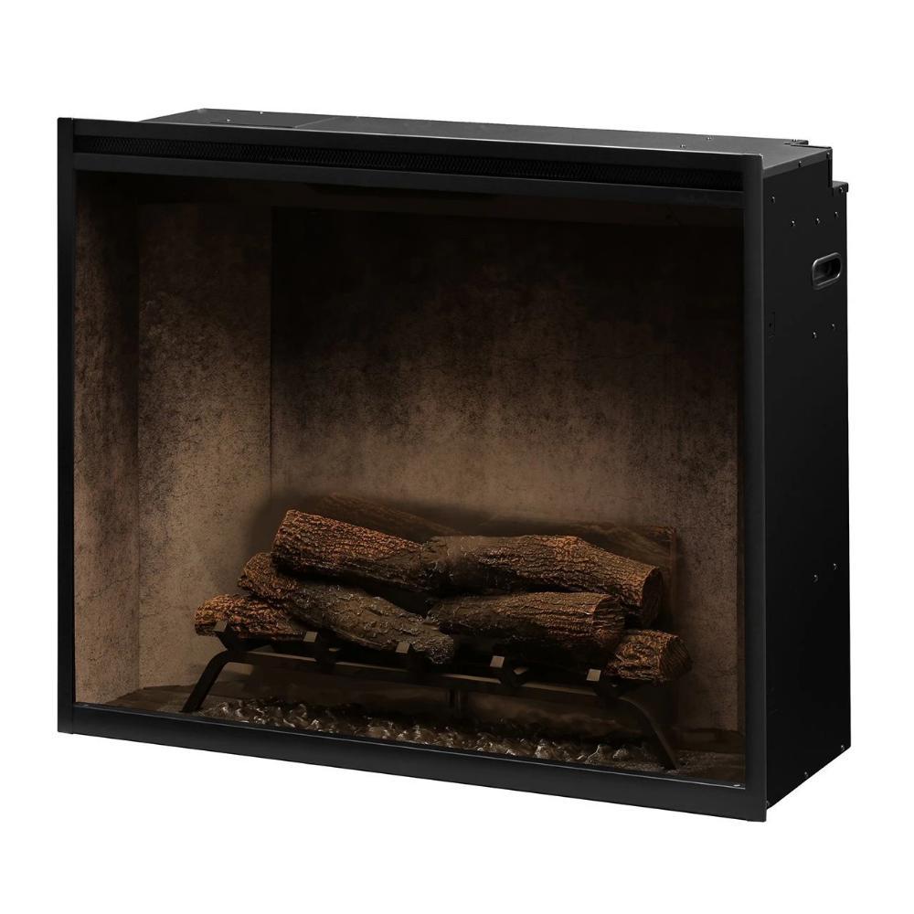 Dimplex 36" Revillusion® Portrait Built-In Electric Firebox with glass pane and plug kit, 2 Options
